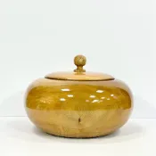 (店+)【御古齋】樟木 聚寶盆 聚寶甕 招財進寶 財源廣進 招財招福 置物盆 實木厚重 居家辦公室 開運擺件 071501