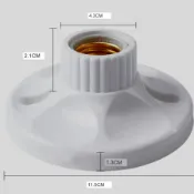 小辰工具坊 E27 陶瓷燈座 吸頂燈座 LED 燈座 圓頂燈 走廊燈 樓梯燈 節能燈 110v-220v