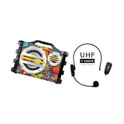 【ifive】手提教學擴音機if-SK055+UHF無線教學麥克風 if-UM260(20W 帶動唱 擴音器 運動 教學 舞台表演)