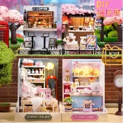 台灣出貨🏠袖珍屋 diy小屋 微縮模型 我的小場景 模型屋 手作禮物 diy材料包 房子模型 迷你屋 小屋 娃娃屋