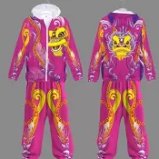 舞獅外套套裝訂製龍獅服衛衣醒獅衣服訂製醒獅服裝團隊服裝定制 F 1 E Z