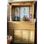 《大溪神桌 果真興佛具》/ 新上市 素面佛櫥 設計款 簡約風格 佛像訂做 佛桌佛聯 神衣神帽 宮廟百貨