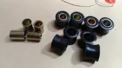 後緩衝器套孔：EGO G/GRAND-DINK150/180/250 頂客尊客後叉螺絲帽後避震器襯套bush母秀減震橡皮