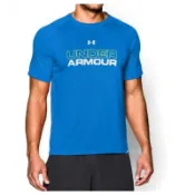  【戶外風】【UNDER ARMOUR】男 HG圓領短袖印花T恤