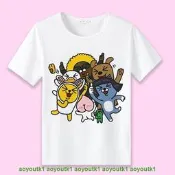 kakao friends衣服 Ryan公獅子 屁桃 看門狗短袖T卹 動漫周邊服裝 滿300出貨