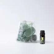 【康是美官方網購】【Montagne】綠螢石｜富士山晶礦杯透明款（不贈杯蓋）｜佛手柑10ml _廠商直送