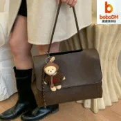 波波折扣社 【輕奢小眾】女包 單肩包 斜挎包 通勤包 托特包 腋下包 復古設計 大容量 頭層牛皮 2026新款 簡約百搭