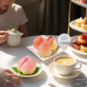 台灣批發 烘焙模具 桃子慕斯蛋糕矽膠模具自製壽桃冰淇淋奶凍布丁法式慕斯模具