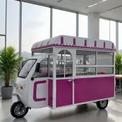 【工廠直銷 聊聊客服】 電動小吃餐車一體三輪夜市早餐油炸行動燒烤流動鐵板多功能擺地攤