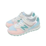 New Balance NB 休閒鞋 996 寬楦 中大童鞋 粉紅 灰 麂皮 魔鬼氈 紐巴倫  Y9965B0-W