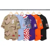 AirRoom正品現貨 2026SS Supreme S Logo Henley 亨利領 棒球衫 短袖 球衣 短T