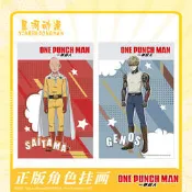 【小七cos】一拳超人正版周邊掛畫埼玉動漫二次元裝飾畫布藝學生宿舍海報壁畫