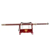 【公司品質驗證  免運】龍泉市dao劍冷兵器收藏品彈簧鋼鍛打銅裝硬劍龍泉劍雙手劍未開刃