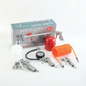 回響小舖 【高霧化省漆】噴漆槍 油漆噴槍 噴塗工具 氣動噴槍 五件套套裝 高壓噴塗 均勻霧化 省漆環保 適用木工裝潢 汽車修補 金屬防鏽