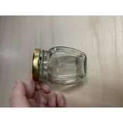 [台灣現貨]台灣製造 附蓋 100cc爪口小香瓜瓶 果醬瓶 醬菜瓶 干貝醬 玻璃瓶 玻璃罐 婚禮小物瓶【T045】