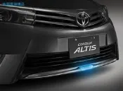 【桃園 國瑞精品】TOYOTA 11代 14年 ALTIS LED 前進氣壩飾條 水箱罩飾條