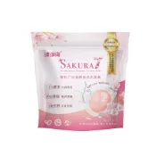 (店+)【清淨海】櫻花7+系列抗菌酵素洗衣膠囊8g*5顆