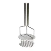 不鏽鋼雙層壓泥器(壓薯器 薯泥器 搗泥器 搗碎器)-1入