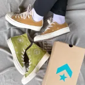 (店+)【CONVERSE】【Sharkhead】現貨 Converse 1970 帆布鞋 低筒 綠 黃 奶茶 165423C 165421C 高筒