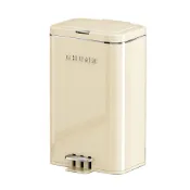 (店+)【巧可】巧可 15L/20L/25L雙開蓋不鏽鋼桶 方形廚房專用桶 靜音緩降垃圾桶 內外雙桶家用腳踏桶 雙模式開蓋垃圾桶