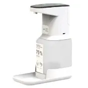 【HM3】自動手指消毒器 ST-D03 白 + HM PLUS 清潔抗菌乾洗手液 1000ml/瓶(光感應 免觸碰 乾洗手 酒精消毒)