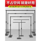 免運附發票✨【橫桿豎桿可伸縮】攝影背景架拍照背景布支架背景掛布伸縮桿直播綠幕裝飾伸縮橫桿支架桿簡易證件照相支撐架