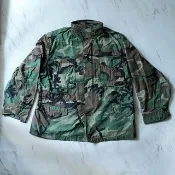 US 美軍公發 M-65 PARKA • 叢林迷彩軍用厚夾克 D款 絕版軍服
