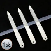 指甲銼條不鏽鋼優質雙面美甲銼刀加厚灰指甲打磨條耐用磨砂修甲型