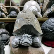 中古陳H1石雕龜迷你龜可愛龜石龜納福長壽吉祥鎮宅平安招財龜裝置藝術工藝擺件咖啡民宿收藏觀賞擺飾影視拍攝道具6800讓藏