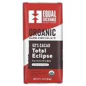 【iHerb】公平交易, 有機黑巧克力，全蝕，92% 可可，2.8 盎司（80 克）