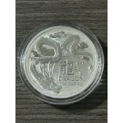 澳洲皇家鑄幣廠發行的 2024 龍年 一盎司紀念銀幣999銀
