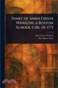 【三民網路書店】Diary of Anna Green Winslow, a Boston School Girl of 1771 作者：Anna Green Winslow