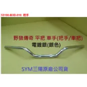 SYM三陽 原廠 野狼傳奇 傳狼 傳奇 車手 把手 手把 53100-B3D-010 電鍍 銀色 平把 B3D 手柄