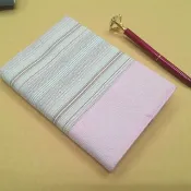 精緻A6布書衣~淡粉色(獨一商品)B04-027