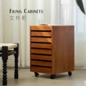 【免運】床頭櫃 抽屜櫃 文件櫃 邊幾柜 收納櫃 可移動收納櫃 實木收納櫃 桌邊櫃 儲物櫃 檔案櫃 三層活動櫃 事務櫃