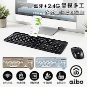 aibo KM17 雙模多工 藍牙+2.4G 多媒體無線鍵鼠組