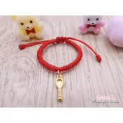 美美銀樓  9999黃金  BABY湯匙 金湯匙 嬰兒紅繩手鍊