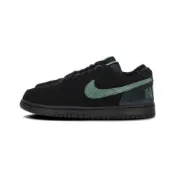 Nike Big Low Lux 男鞋 黑綠色 麂皮 板鞋 運動 休閒鞋 854166-008