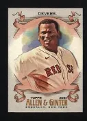 2021 Topps Allen and Ginter #253 Rafael Devers - Boston Red Sox 