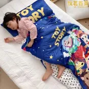 【公司貨】玩具總動員睡袋兒童春秋冬款防踢被子神器嬰兒小孩露營寶寶防驚跳