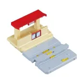 【TAKARA TOMY】PLARAIL 鐵道王國 火車配件 J-29 自動開/關閘門車站(多美火車)