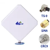 華為中興網卡路由器 35dbi 2m 4g外接天線 SMA TS9 CRC9 訊號加強e5577 e5377 e3372