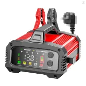 12v 25A/24V 15A 汽車電池充電器 8 級智能優化充電鉛酸電池、鋰鐵電池、GEL、AGM、EFB、深循環、帶