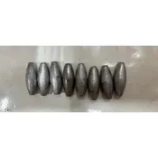 長鉛 橢圓鉛 1錢- 3兩 釣魚鉛錘 海釣沉底 船釣鉛錘 橄欖鉛 A型長鉛 中通鉛 釣魚鉛錘 海釣沉底 浮標配重 鉛錘