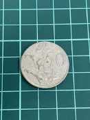 非洲 南非 1966年 植物 海芋 天堂鳥花 50分 錢幣 硬幣-保真、品相如圖 (紅18)