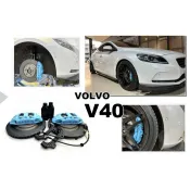 小亞車燈-全新 VOLVO V40 世盟 NASHIN N3 大四活塞 卡鉗 355 煞車碟盤 一體式碟盤 金屬油管