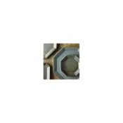 (店+)【美濃燒】日本製 壽山窯 美濃燒angle系列八角盤18.5公分