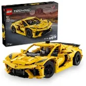 【LEGO 樂高】科技系列 42205 雪佛蘭科爾維特魟魚(Chevrolet Corvette Stingray 跑車模型)