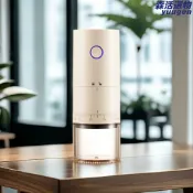 檸檬精選屋 【全自動磨粉】電動磨豆機 咖啡研磨機 磨粉機 咖啡豆研磨器 家用商用 粗細可調 304不鏽鋼 靜音設計 手衝意式通用