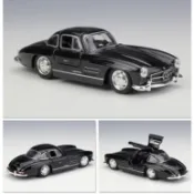 Welly 1:36 Mercedes-Benz 300 SL 模型車 賓士經典鷗翼跑車 300SL W198
